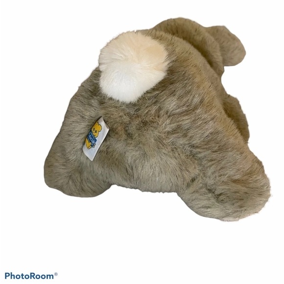 DAKIN Plush Bunny Rabbit Vintage 1985 Stuffed Animal 14” Brown Gray Toy - Picture 6 of 8